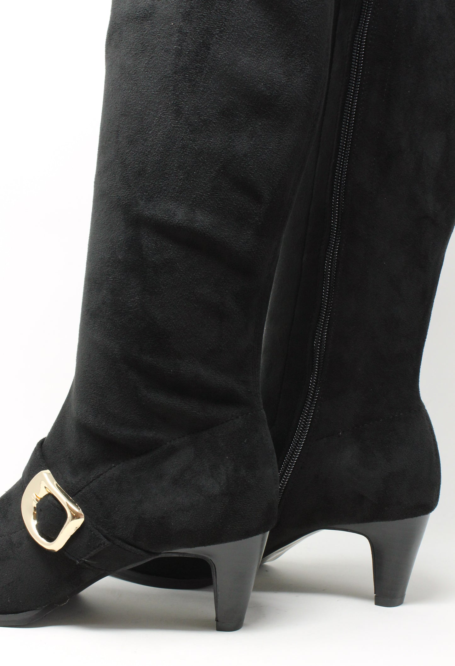 Buckle Knee High Boot