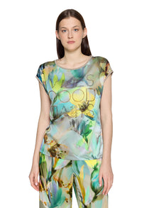 Good Vibes Satin Look Top