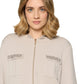 Front Pocket Zip-Up Jacket