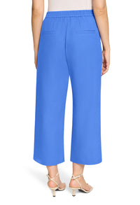 Wide Leg Linen Blend Trousers