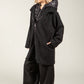 Quilted Hooded Soft Boucle Coat