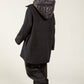 Quilted Hooded Soft Boucle Coat