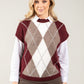 Argyle Knitted Vest
