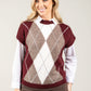 Argyle Knitted Vest