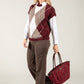 Argyle Knitted Vest