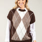Argyle Knitted Vest