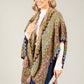 Vintage Style Knit Poncho