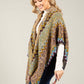 Vintage Style Knit Poncho