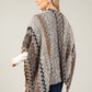Vintage Style Knit Poncho