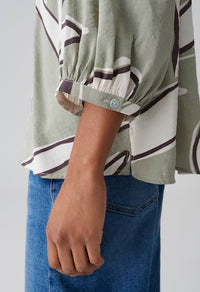 Faloom Fine Print Blouse