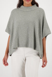 Sequin Knit Cape