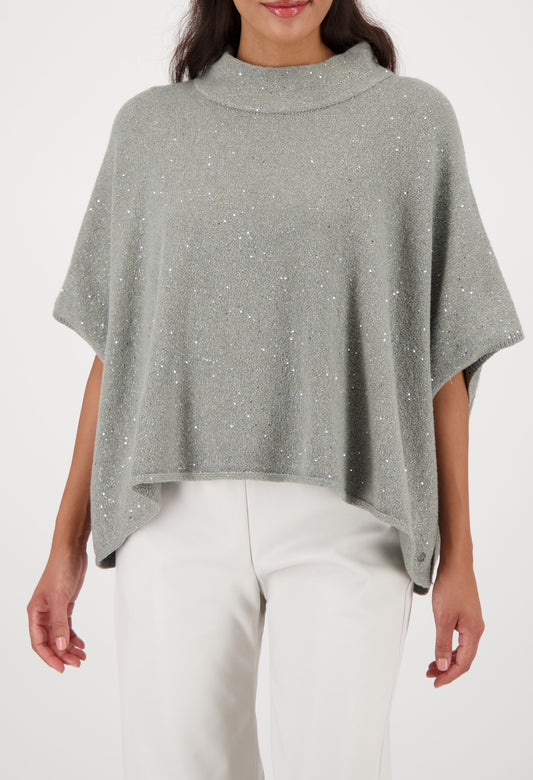 Sequin Knit Cape