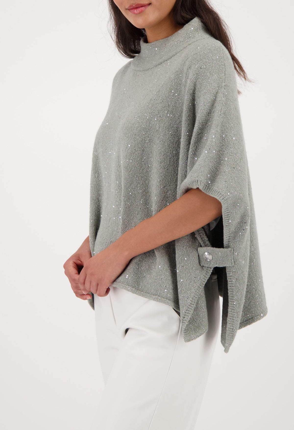 Sequin Knit Cape