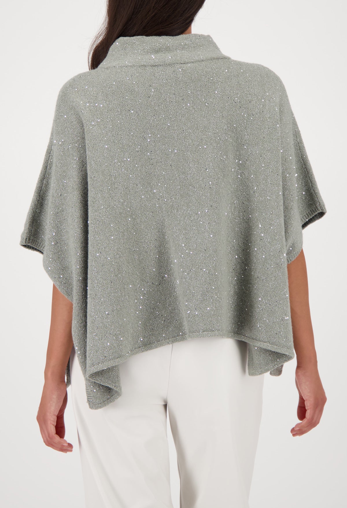 Sequin Knit Cape