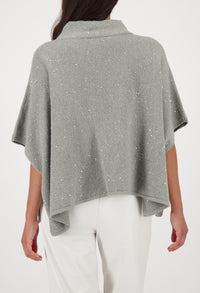 Sequin Knit Cape