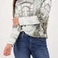 Gallery print Turtleneck Knit Top
