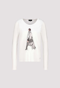 Printed Long Sleeve Top