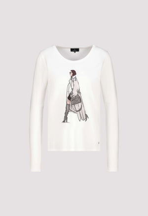 Printed Long Sleeve Top