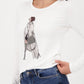 Printed Long Sleeve Top