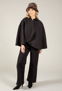 Buttoned Cape