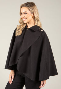 Buttoned Cape