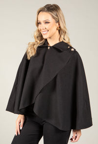 Buttoned Cape
