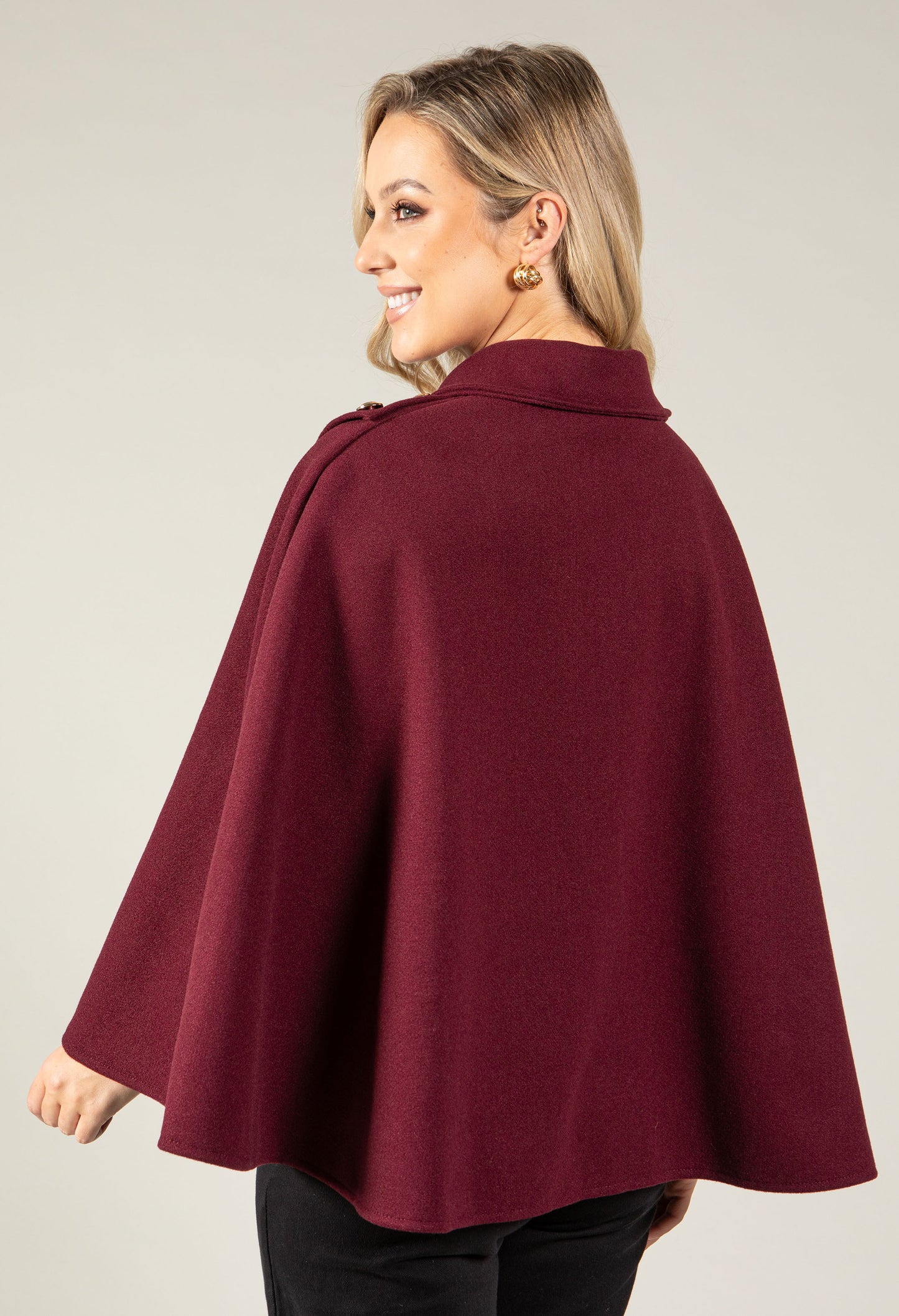 Buttoned Cape