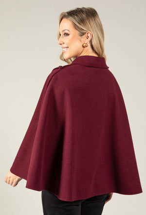 Buttoned Cape
