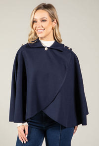 Buttoned Cape