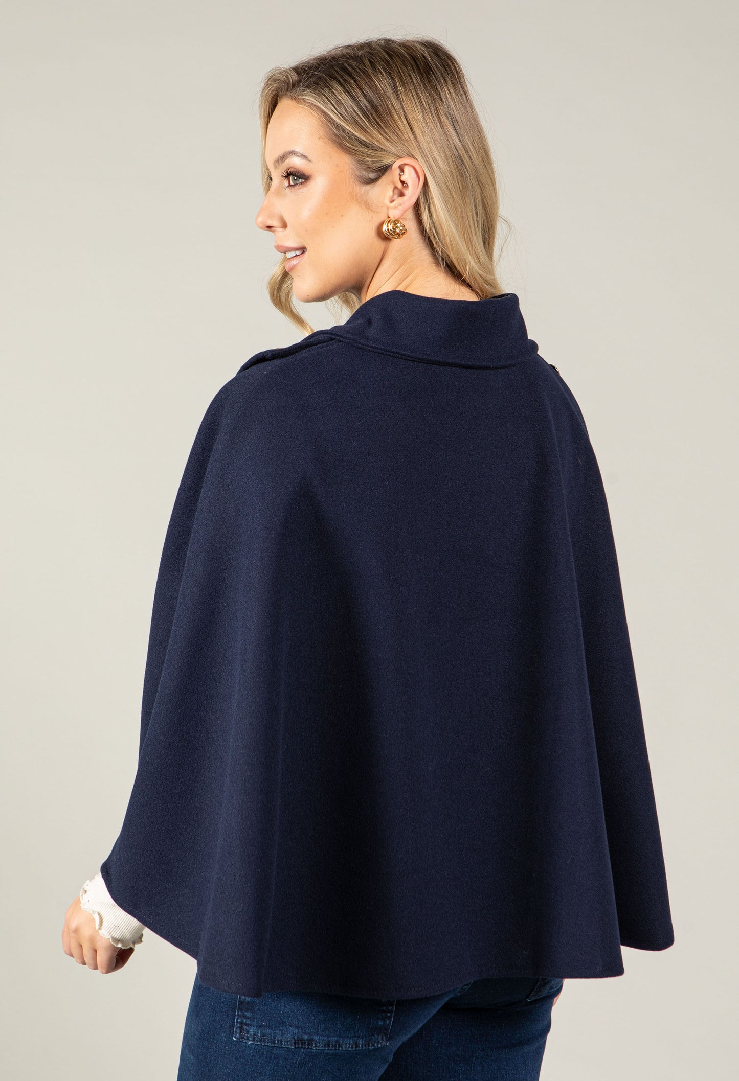 Buttoned Cape