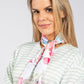 Floral Print Satin Touch Scarf