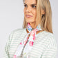 Floral Print Satin Touch Scarf