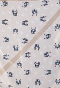 French Bulldog Satin Scarf