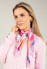 Paint Brush Satin Touch Scarf