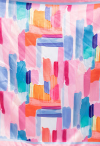 Paint Brush Satin Touch Scarf