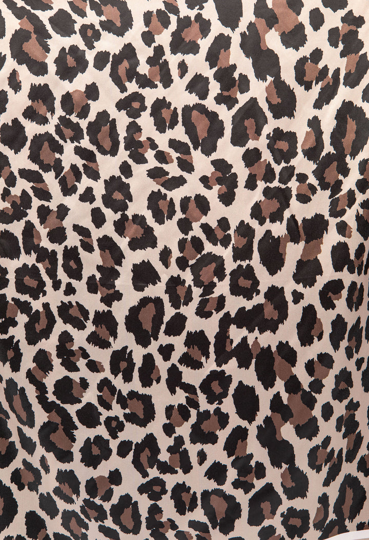 Leopard Printed Neck Scarf