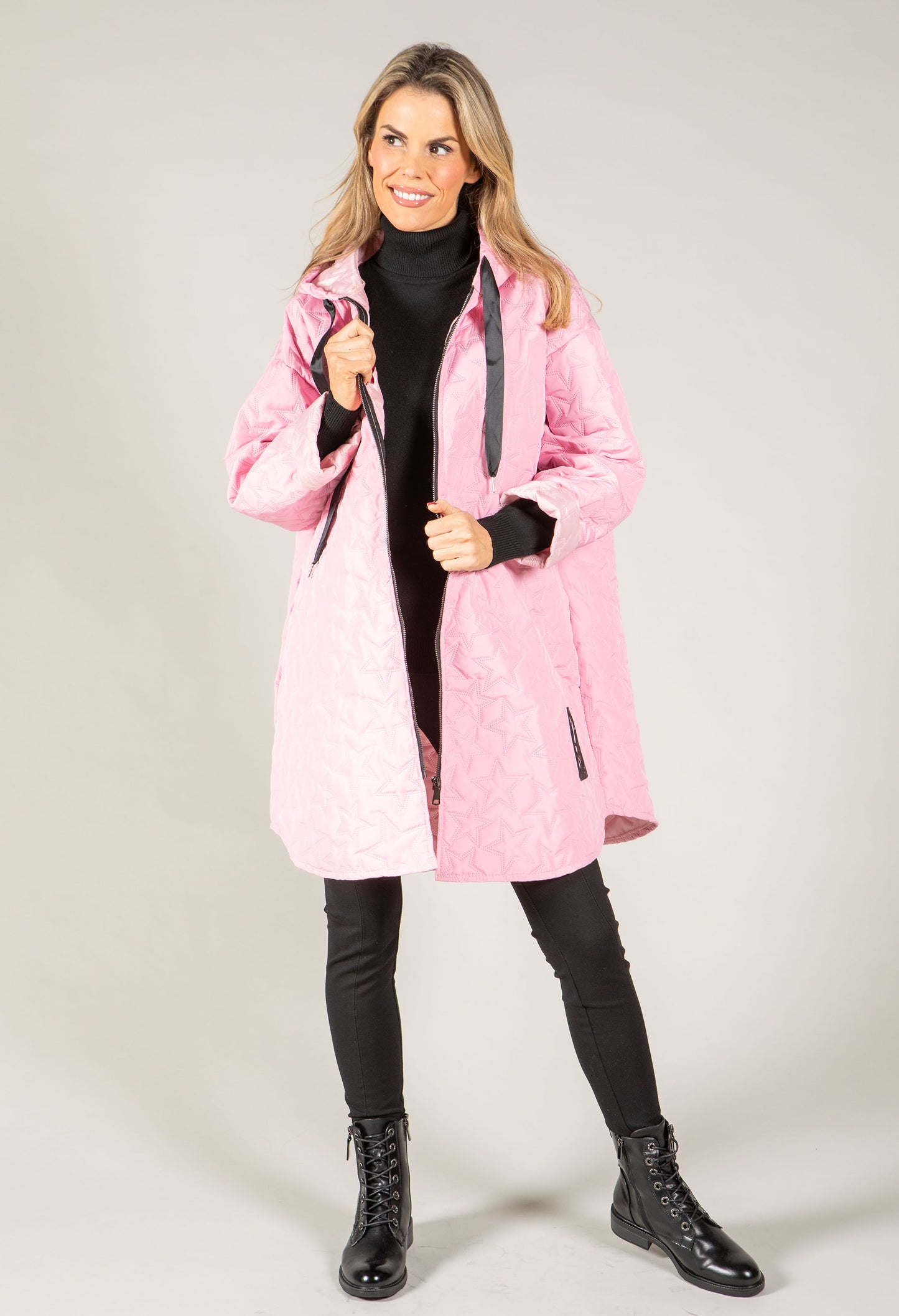 Star Quilted Coat
