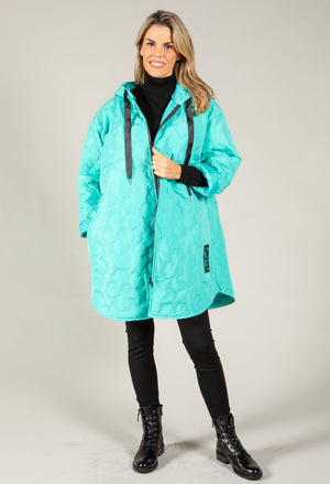 Floral Quilted Coat