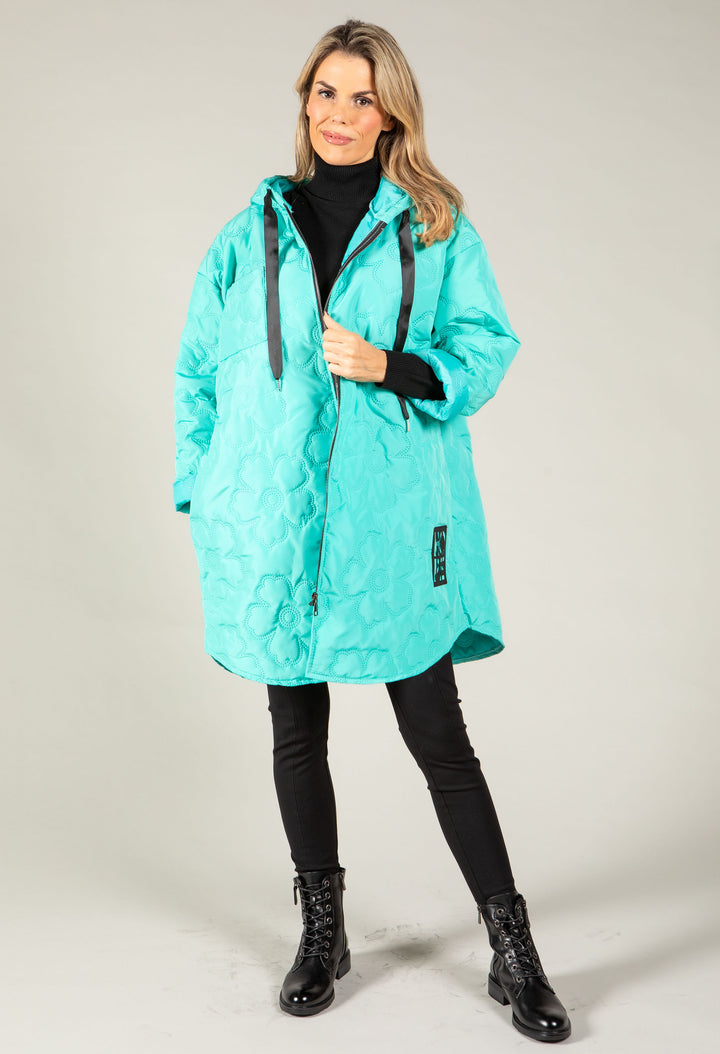 Floral Quilted Coat