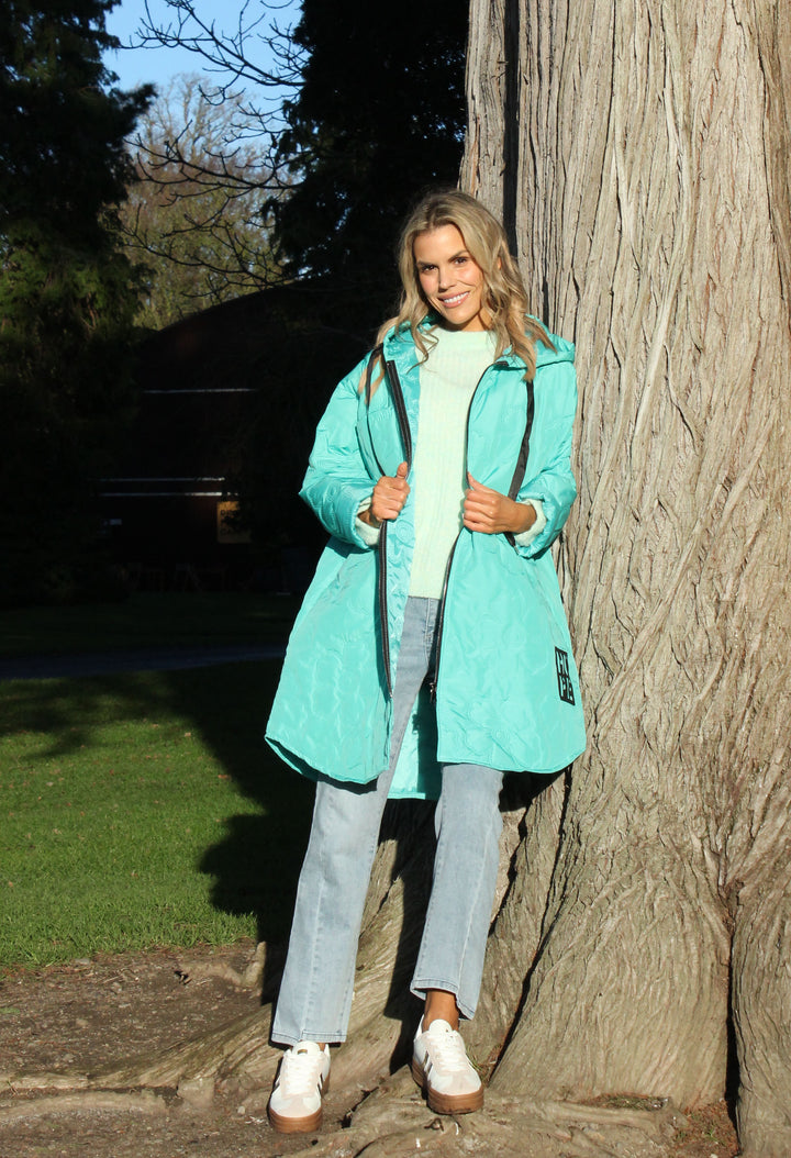 Floral Quilted Coat