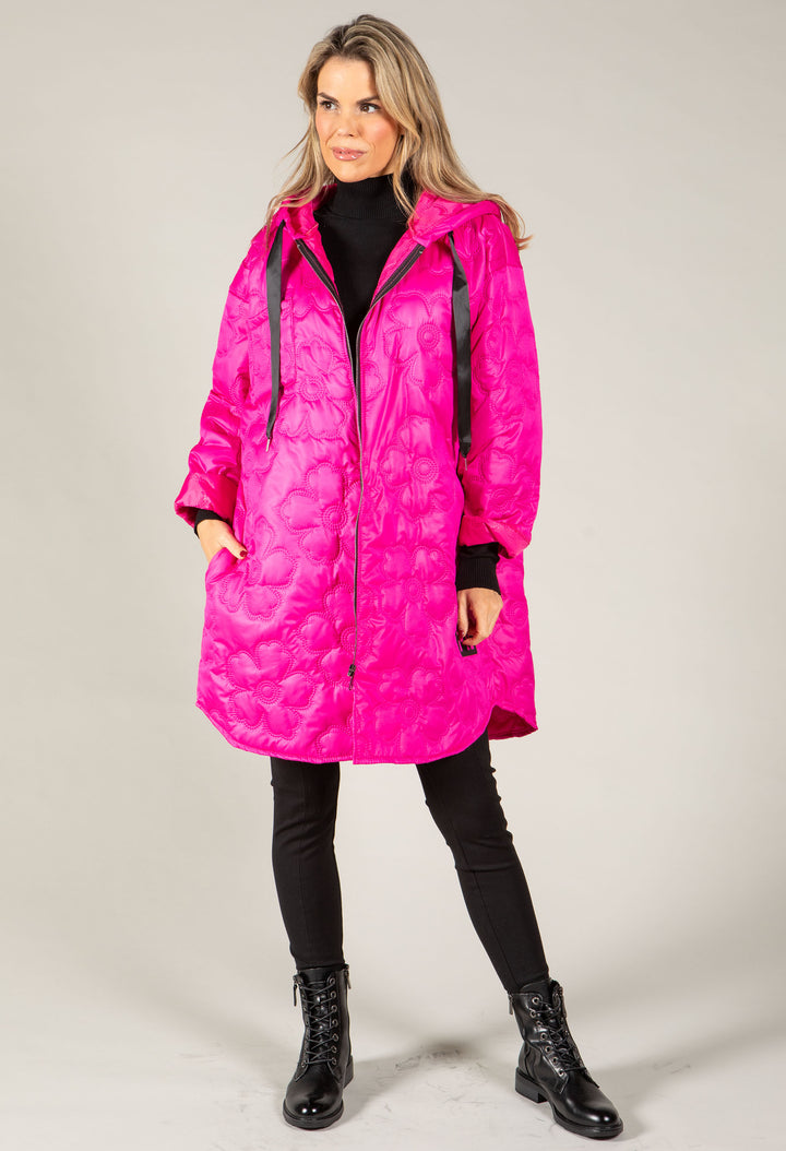 Floral Quilted Coat