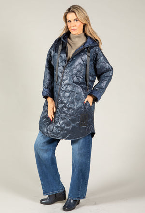 Floral Quilted Coat