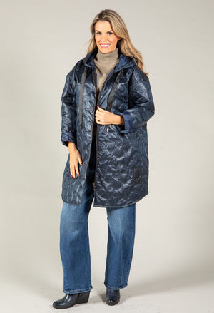 Floral Quilted Coat