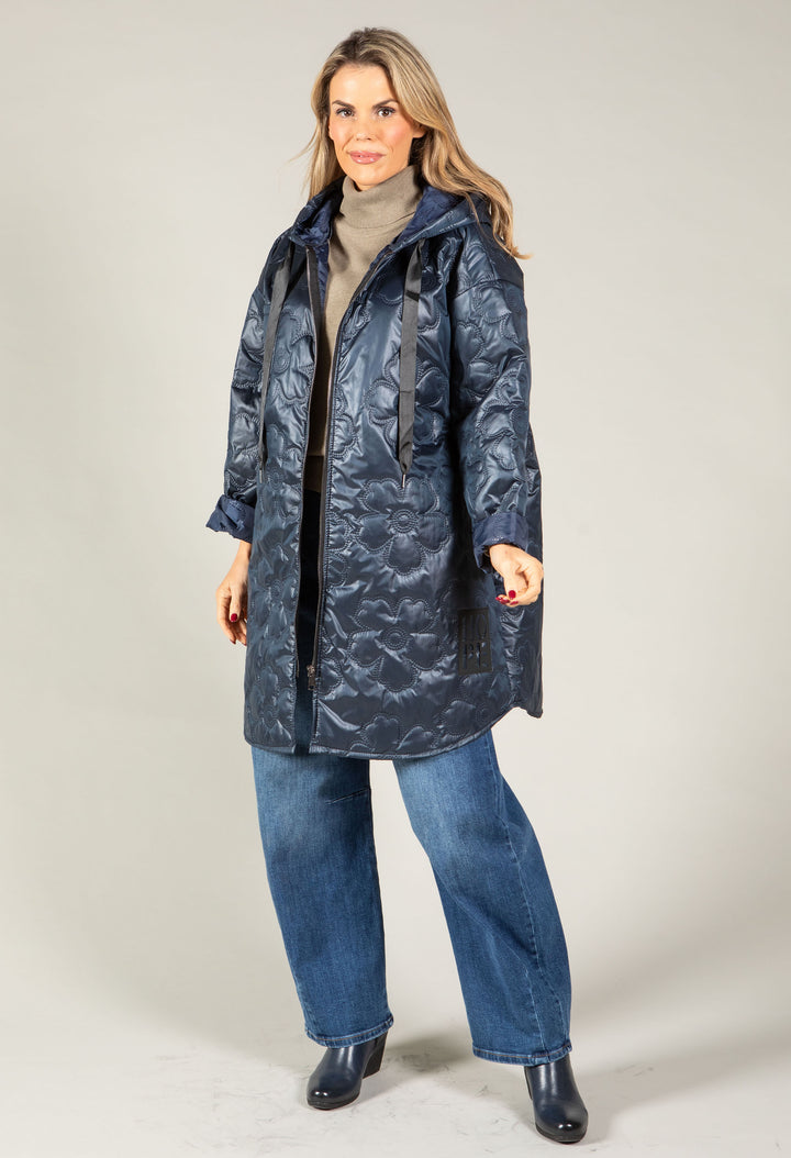 Floral Quilted Coat