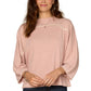 Dolman Sleeve Crew Neck Knit Top