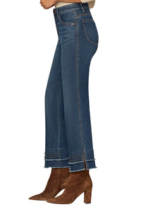 "Ab"solution® Mid-Rise Kick Flare Jean