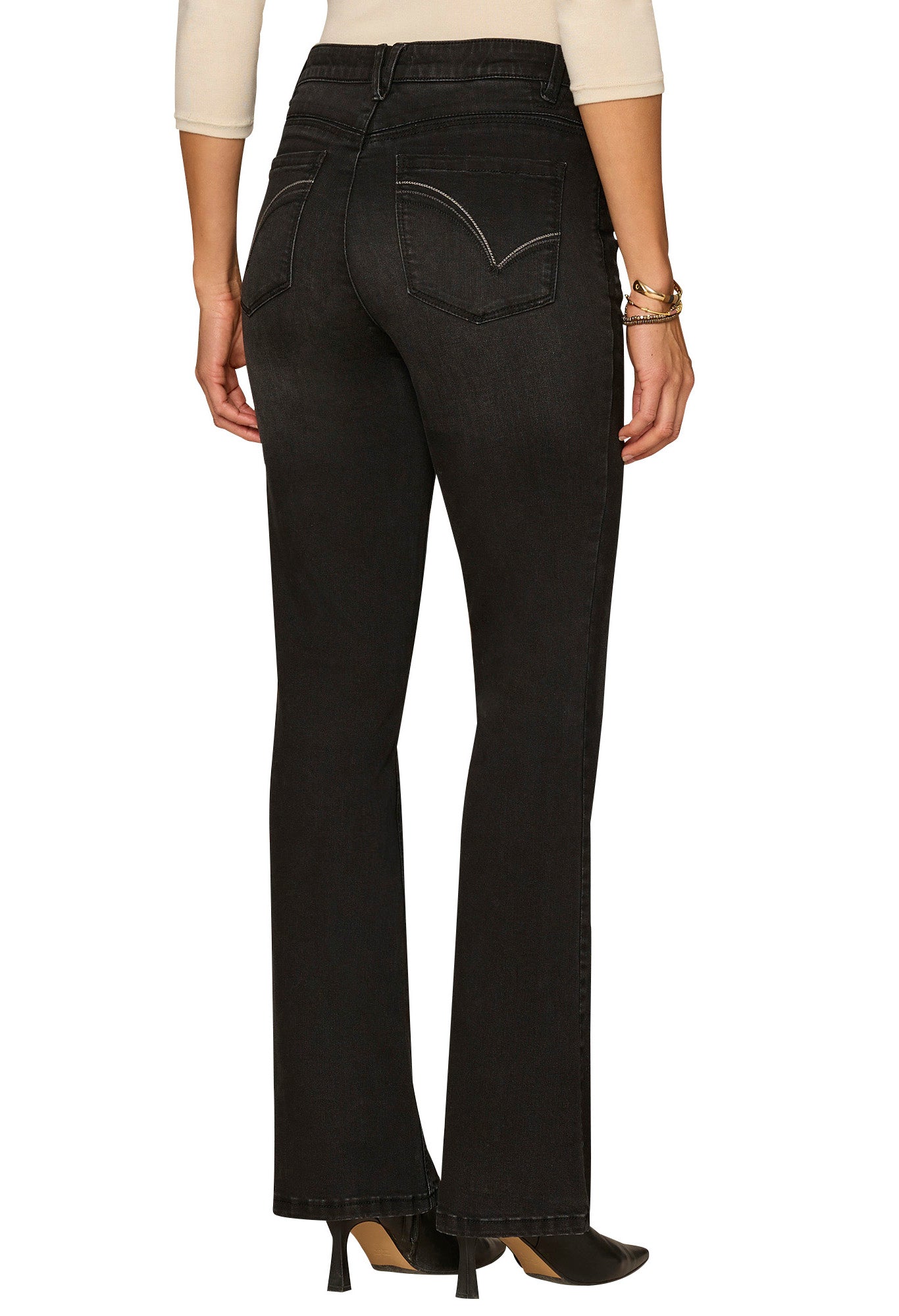 "Ab"solution® High Rise Itty Bitty Boot Jeans