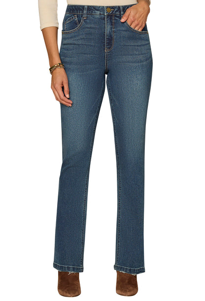 "Ab"solution Mid-Rise Itty Bitty Boot Jeans