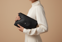 Faux Leather Envelope Bag