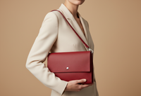 Faux Leather Envelope Bag